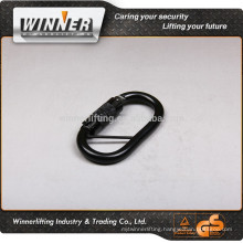 Steel C20 Carabiner and d shaped keychain carabiner